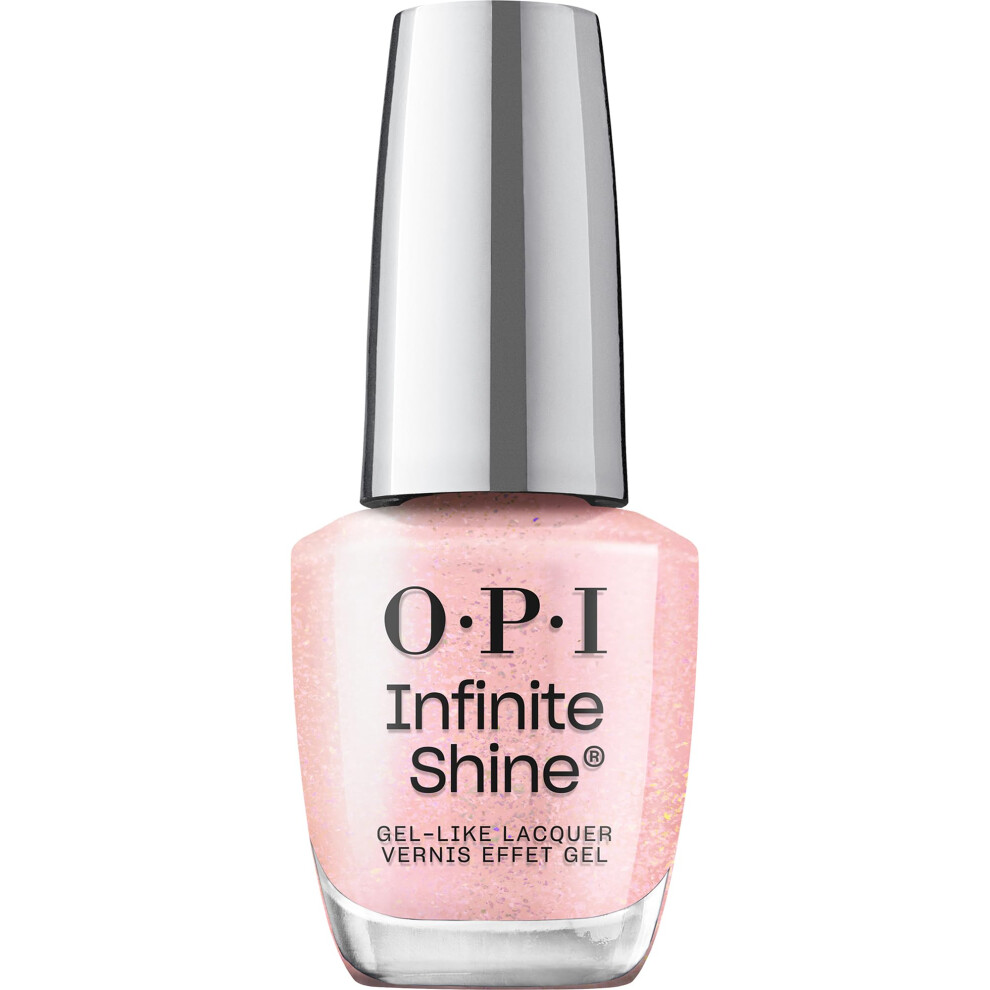 OPI Infinite Shine Sneak a Pink | Sheer Pastel Pink Shimmer Long Wear Gel Like Nail Polish | OPI'm Dreaming Collection