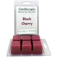 Candlecopia Black Cherry St?rkt duftende h?ndh?ldt vegansk voks smelter 12 duftende voksterninger 6,4 ounce i 2 x 6-pakker