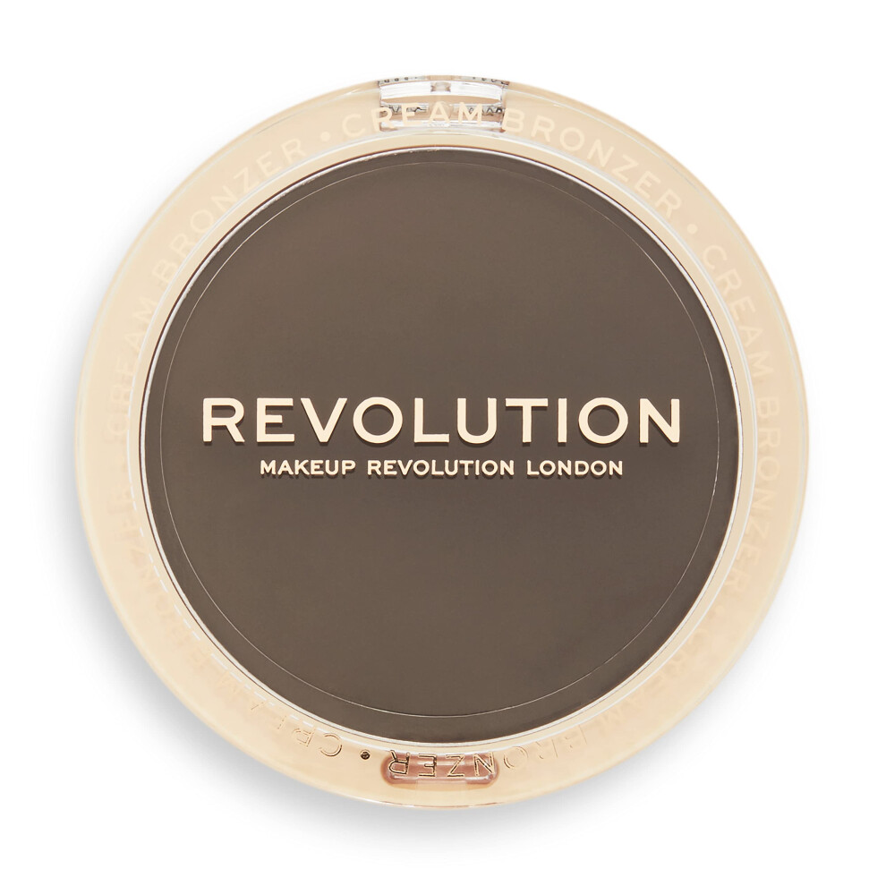 Revolution Beauty  Ultra Cream Face Bronzer  Buildable & Blendable Cream Contour  Vegan & Cruelty Free  Deep  0.24 Oz.