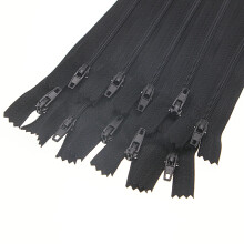 SHUNLI Nr. 3 Nylon-Spiralreiverschluss, schwarz, geschlossenes Ende, Gropackung fr Heimwerker, Schneider, Nhen, Basteln, Taschen, Geldbrsen (20
