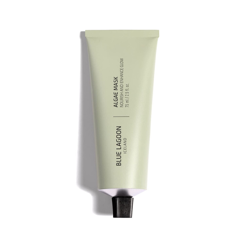 Blue Lagoon Iceland Blue Lagoon - Nourishing Algae Face Mask For Enhanced Glow | Sustainable Bioactive Icelandic Skincare (2.5 Oz | 75 Ml)