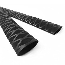 eTekGo X-Tube varmekrympeslange 39""""&64"""" L?ngder til stanggreb-5 Farve 14 st?rrelser (sort diameter: 30 mm; l?ngde: 39)