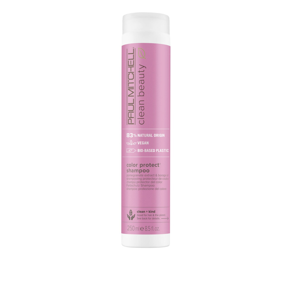 Paul Mitchell Clean Beauty Color Protect Shampoo  Gently Cleanses  Protects Hair Color  For Color-Treated Hair  8.5 oz.