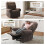 (Brown) Comfortable And Soft Teddy Velvet Electric Sofa 8