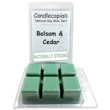 Candlecopia balsam og cedertr? St?rkt duftende h?ndh?ldt vegansk voks smelter 12 duftende voksterninger 6,4 ounce i 2 x 6-pakker