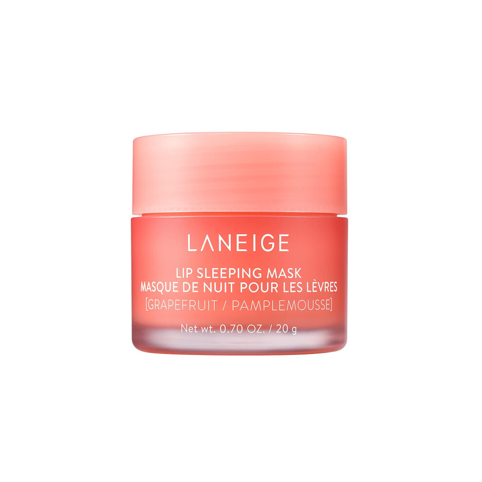 Laneige Lip Sleeping Mask Grapefruit: Nourish Hydrate Vitamin C Murumuru & Shea Butter Antioxidants Flaky Dry Lips