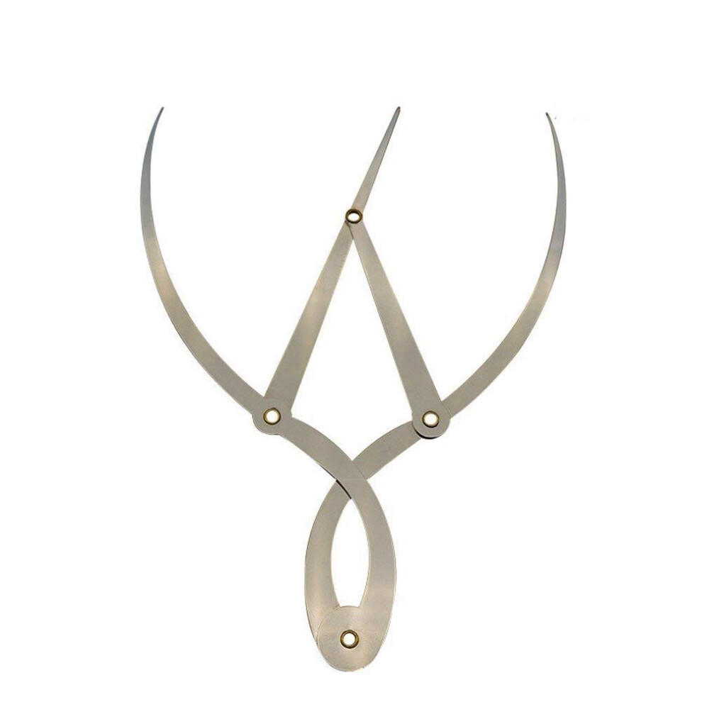 KAMILLEE Golden Mean Calipers Golden Ratio Calipers Edelstahl Augenbrauenlineal 1:1.618 Messwerkzeug f r Tattoo-Make-up