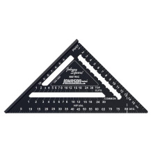 Johnson Level & Tool 1956-1800 Metrick Johnny Square Professional Snadno citeln hlinkov krokve ctverec 18 cm Cern 1 ctverec
