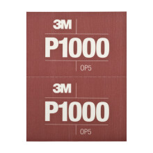 3M Hookit Flexible Abrasive Hand Sheet 34340  5.5 in x 6.8 in  800+ Grade  25 Pack  Long Lasting  Blend Sanding  Blending