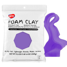 BOHS Violet Modeling Foam Clay - 1.1 Lbs, Zacht, Lucht Droog - Voor Bloem Spiegel, Cosplay, Slijm