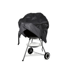 Grillovertr?k til Weber Rundt Grillovertr?k Vandt?t Heavy Duty Outdoor Canvas BBQ Grill Cover Dome Smoker Cover (26 tommer)