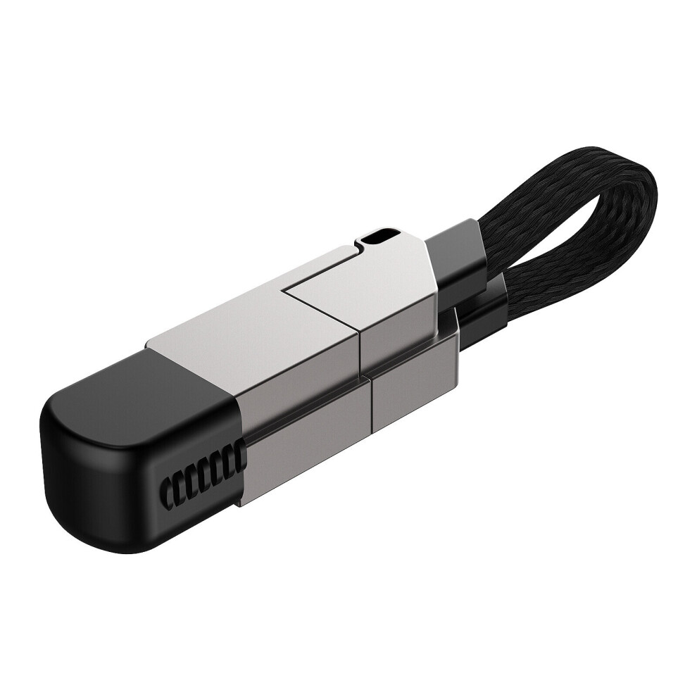 Porte-CléS Portable Multifonction Pd Fast Charging Data Cable CâBle En Alliage De Zinc 6In1-image