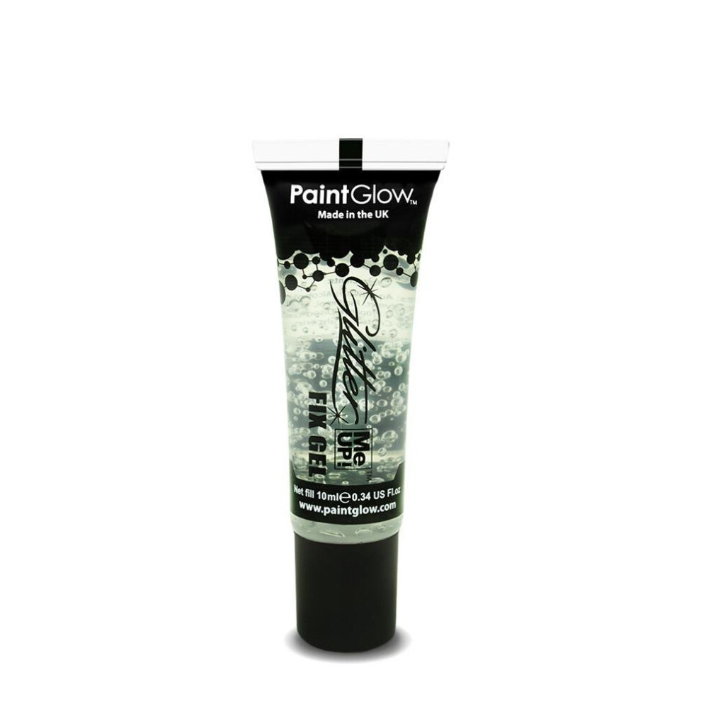 Paintglow Glitter Fix Gel By Glitter Me Up - Face Body Adhesive Primer For Glitter Eye Dust Pigment Eye Shadow. Face Glitter Glue
