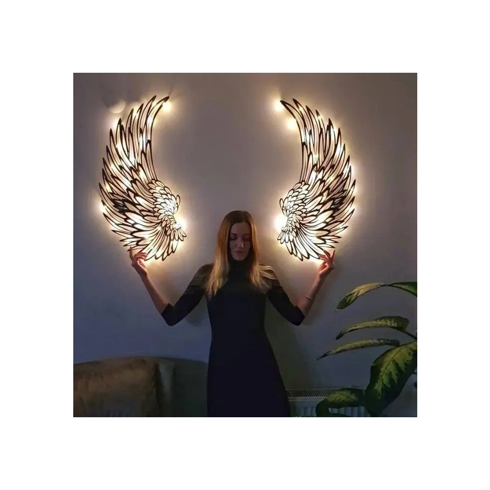 Ornamento Da Parete Ad Ala In Metallo-image