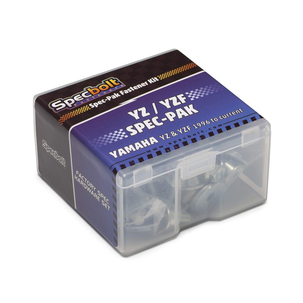 Specbolt Fasteners Spec-Pak | Fits all Yamaha YZ YZF 80 85 125 250 450 465 490 (1996 - current) Factory Match Fastener Kit