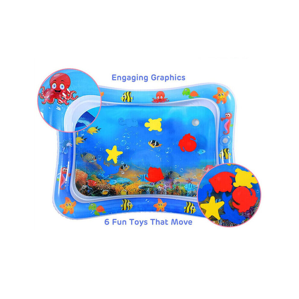 Tapis de jeu gonflable pour bébé Tapis de refroidissement pour bébé en PVC épais