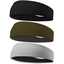 Braylin Pánské Čelenky, 3-Pack Sportovní Čelenky pro Běh, Fitness, Jógu, Cyklistiku