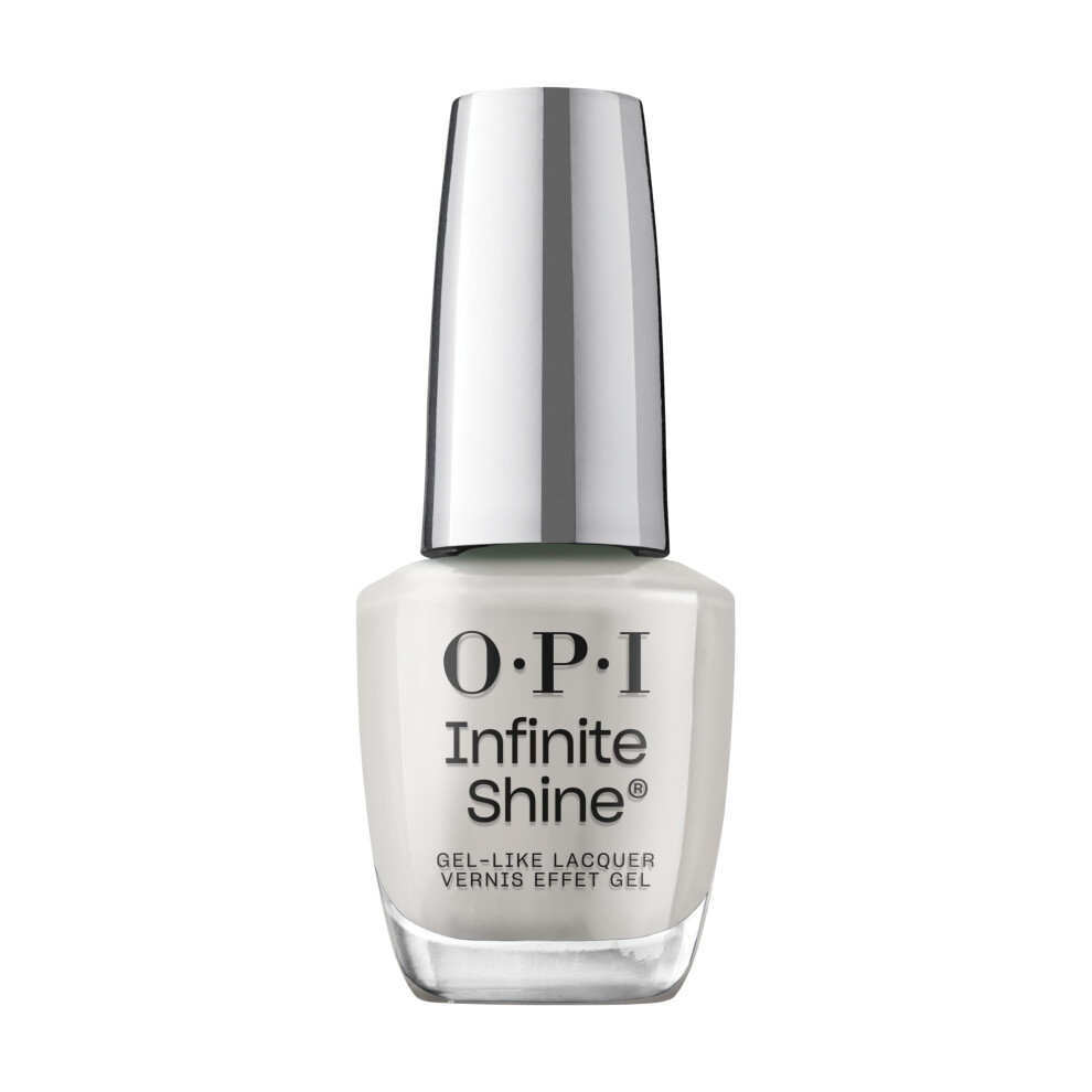 OPI Infinite Shine Gray it on Me | Opaque Soft Gray Crme Long Wear Gel Like Nail Polish | Vegan  Long Lasting  Streak Free
