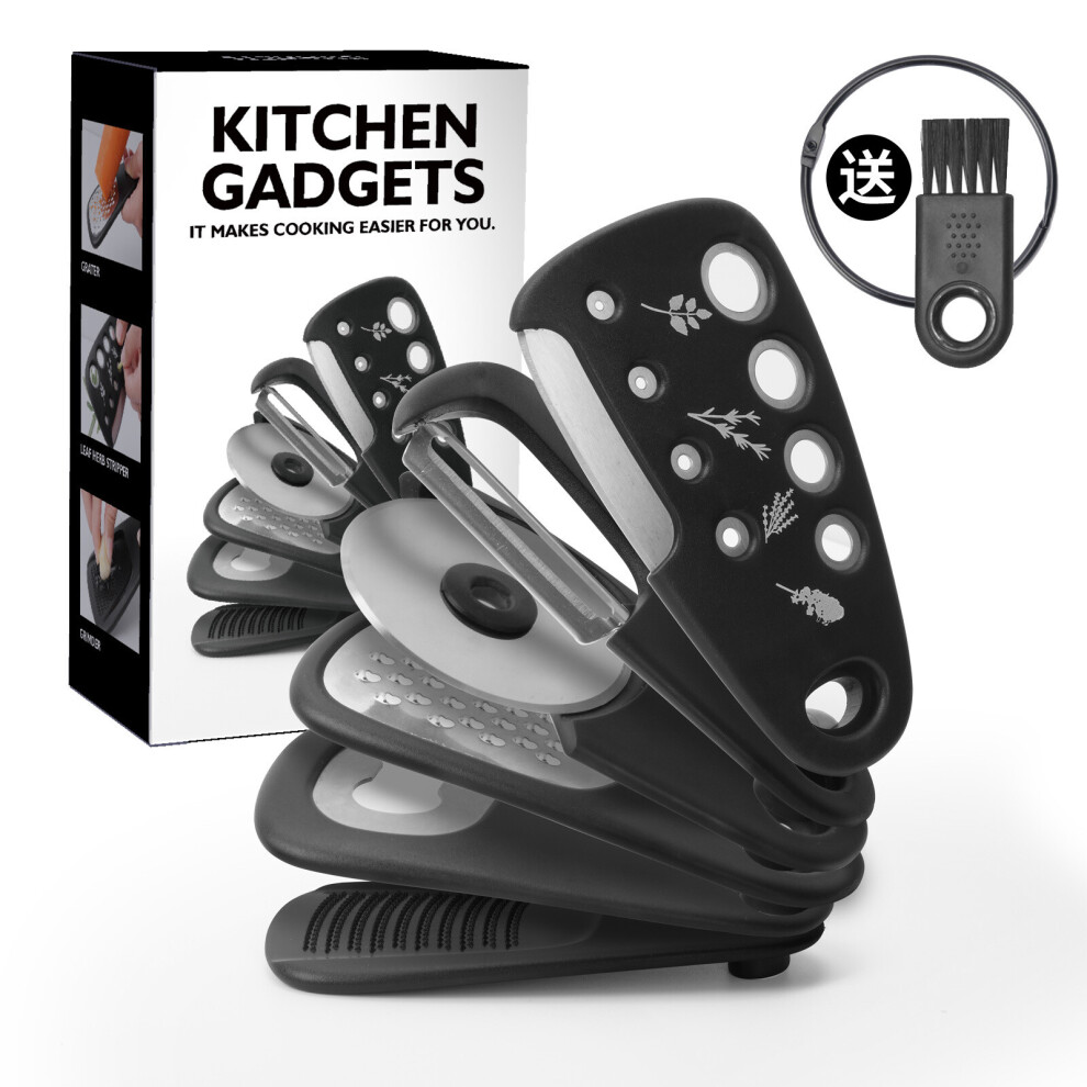 Gadget De Cocina 6 En 1 Con Cepillo De Limpieza-image