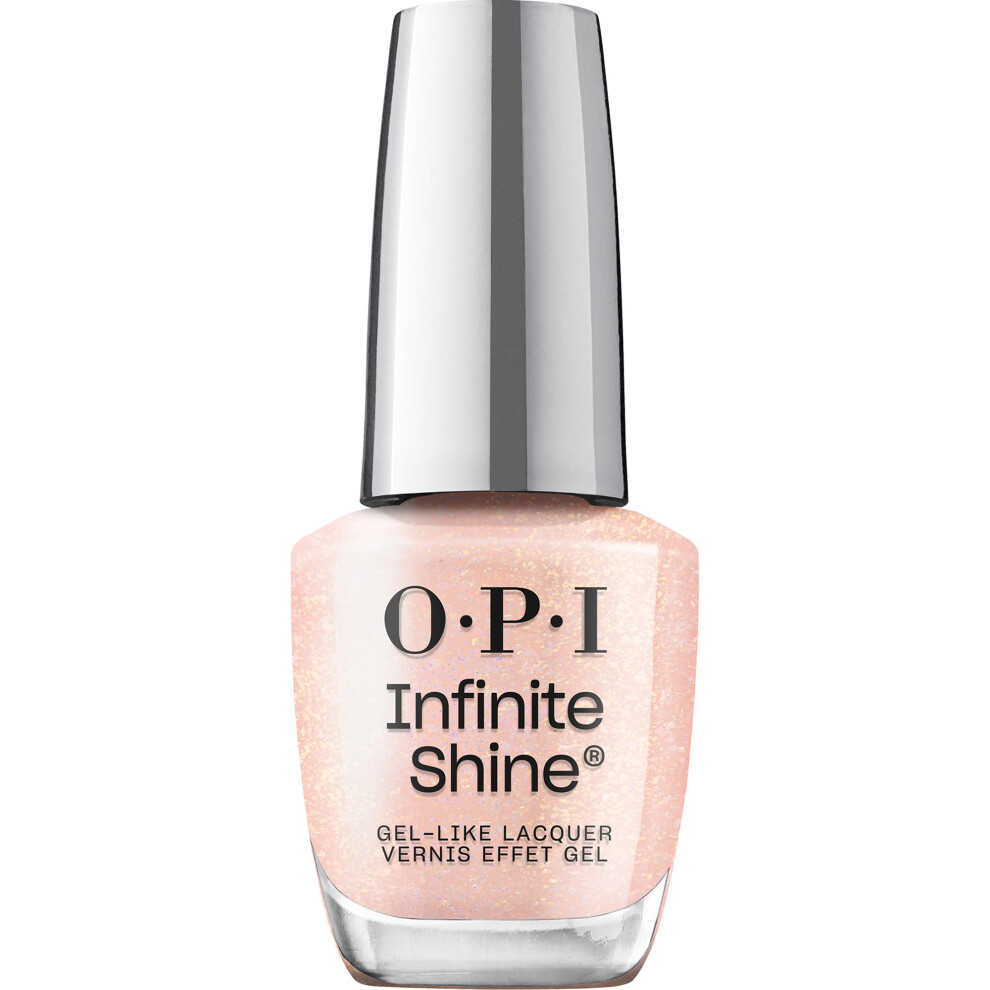 OPI Infinite Shine Slay Awhile | Sheer Pastel Light Pink Shimmer Long Wear Gel Like Nail Polish | OPI'm Dreaming Collection
