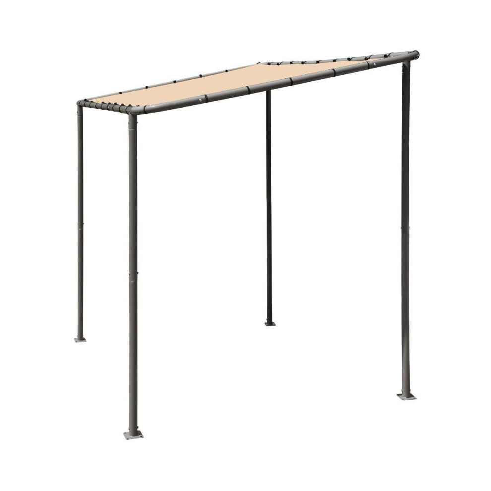 Housse de protection sup   rieure de remplacement Garden Winds compatible avec l'auvent Solano Backyard Creations de Shelter Logic - RipLock 350