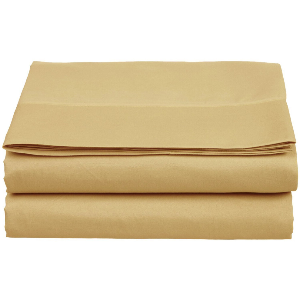 Luxury Fitted Sheet on Amazon Elegant Comfort Wrinkle-Free 1500 Premier Hotel Quality 1-Piece Fitted Sheet  King Size  Gold-image-OPC-PGG8MYX-NEW