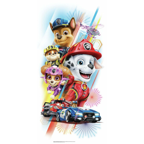 RoomMates RMK4846GM Paw Patrol Movie Peel and Stick Giant Wall Decals ...