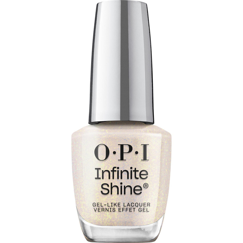 OPI Infinite Shine From Dusk to Salon | Sheer Pastel Gray Shimmer Long Wear Gel Like Nail Polish | OPI'm Dreaming Collection