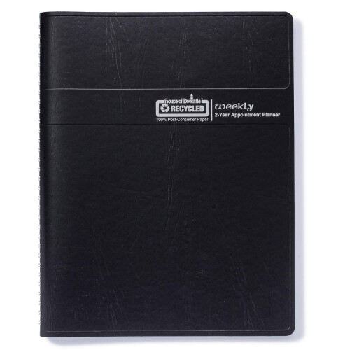 House of Doolittle 2022-2023 Planeador Semanal Profissional de 2 Anos, Preto, 8.5 x 11 Polegadas 1