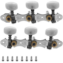 Yootones klassisk guitarstreng Tuning Peg Tuners Machine Heads Tuning Keys Pegs 3L3R 1:14 Kompatibel med klassisk guitar