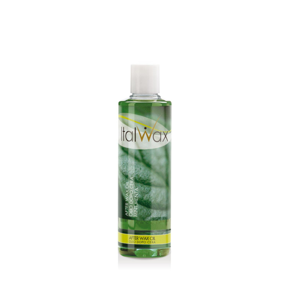 Italwax After Wax Care Lotion - 250Ml / 8.45Fl.oz - Natural Vegetable Oil - Mint - Moisturizing And Removing Waxing Residues
