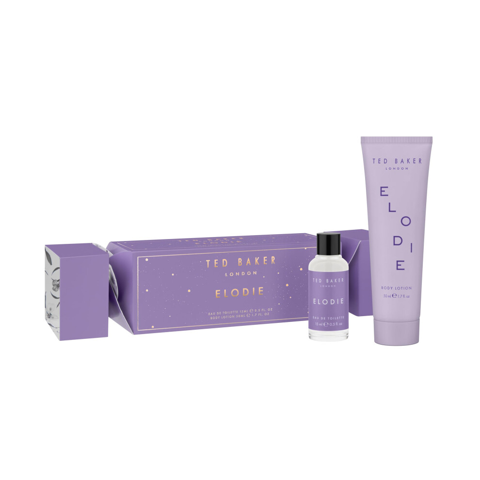 Ted Baker Elodie Cracker  Elodie fragrance EDT with top notes of pink pepper and bergamot 15ml and body lotion 75ml  Gift set