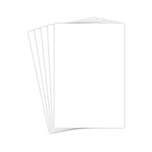 Em branco Cardstock grande branco 12 x 18 polegadas | PAPEL Medium grossa de papel de 65 lb (176 gsm) | 50 folhas por pacote