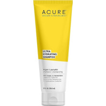 Acure Ultra Hydrating Shampoo 100% Vegan, Ultra Hydrating Moisture & Omega Fatty Acids, , Yellow Argan Oil & Pumpkin, 8 Fl Oz