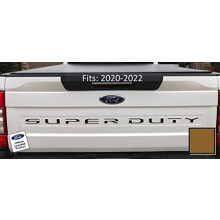 Ford Super Duty Letter Bettek Bettes matrick matrick (vkony) csomagtrajthoz (2020-2022) F250 F350 F450 (bronz fm) - CBRNZ