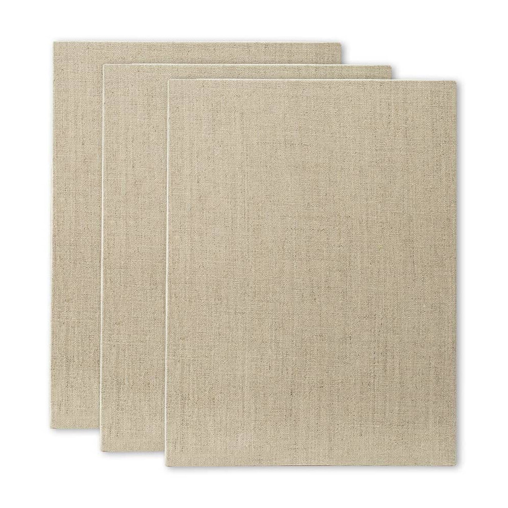 Senso Clear Primed Linen Panels Multipack - Multimedialne Panele Plcienne Do Olejw, Akryli, Pasteli I Nie Tylko! - [3-Pak - 8X10""""]-image