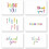 Juvale 48 Cartões Agradecimento 4x6 polegadas com Envelopes - Nota de Apreciação para Professores e Crianças (6 Designs) 1