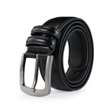 VRLEGEND Cinture da uomo Grandi e alte 36""-70"" Cintura da uomo in pelle Cintura da lavoro casual Colori nero e marrone (48""-51"" vita nera)