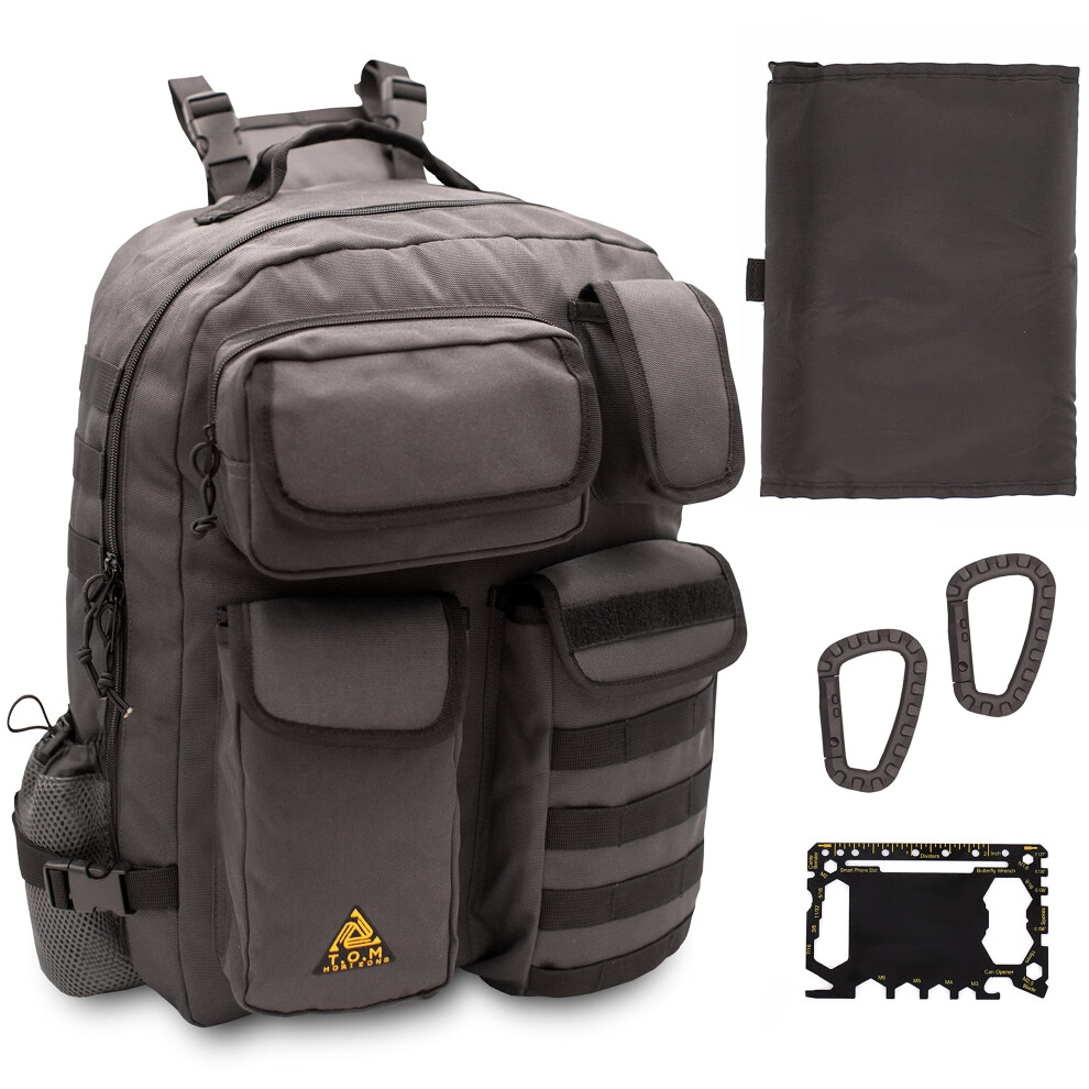T.O.M HORIZONS Sling Diaper Bag for Dad; Single-handed Diaper Changing System. Waterproof Changing Pad  Insulated Bottle Pouches