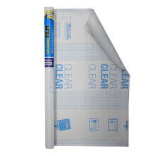 BAZIC Boekomslag Transparante Zelfklevende Boekomslag 17,5 X 1,7 Yard (60) Laminaatrol Omslag Boeken Documenten Film Easy Peel 1-Rol