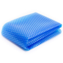 Spa Depot Thermo-Float 16-mil 7ft x 7ft Hot Tub Bubble Cover Floating Spa Blanket - trimmable Heavy-Duty Insulating Solar Heating