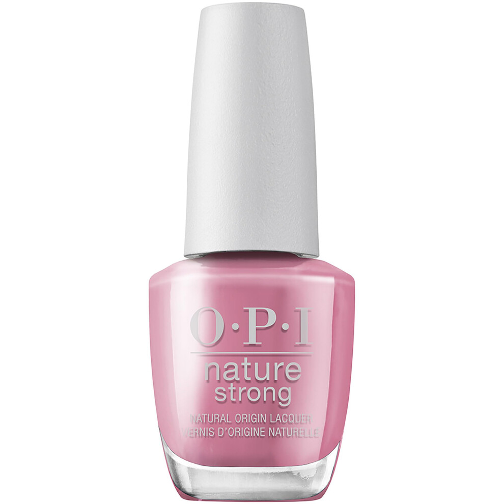 OPI Nature Strong Vegan Nail Polish  Knowledge is Flower  Pink Nail Polish  Natural Origin  Cruelty-Free Nail Lacquer  0.5 fl oz.