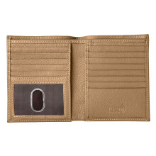Juzar Tapal Collection Euro Wallet Rfid blokkol bor vkony pnztrca frfiaknak Hipster pnztrca krtyatart igazolvny pnztrca (Tan J5330)