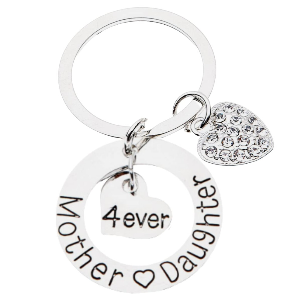 Porte-cl  s Infinity Collection M  re Fille Cadeaux Maman Fille - Cadeau longue distance pour maman ou fille Bijoux L'amour est   ternel