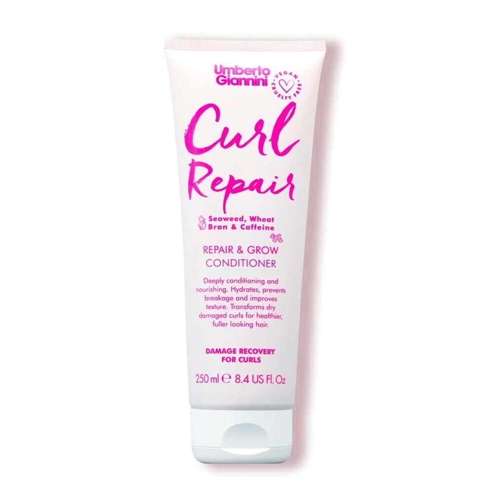 Umberto Giannini Curl Repair & Grow Conditioner 250Ml - Image 3