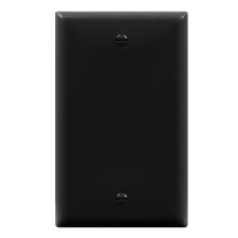 ENERLITES res kszlk fali lemez Fnyes fellet Standard mret 1-Gang 4,50"""" x 2,76"" Polikarbont, hore lgyul 8801-BK fekete