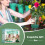 Supking 8 pcs Blomsterskumblokke 3 5
