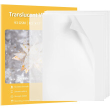 Vellum Paper Transl cido Imprim vel 110 folhas de 8,5x11 polegadas para convites de casamento Projeto de scrapbook (8,5x11 polegadas 93gsm/63lbs)