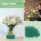 Supking 8 pcs Blomsterskumblokke 3 4