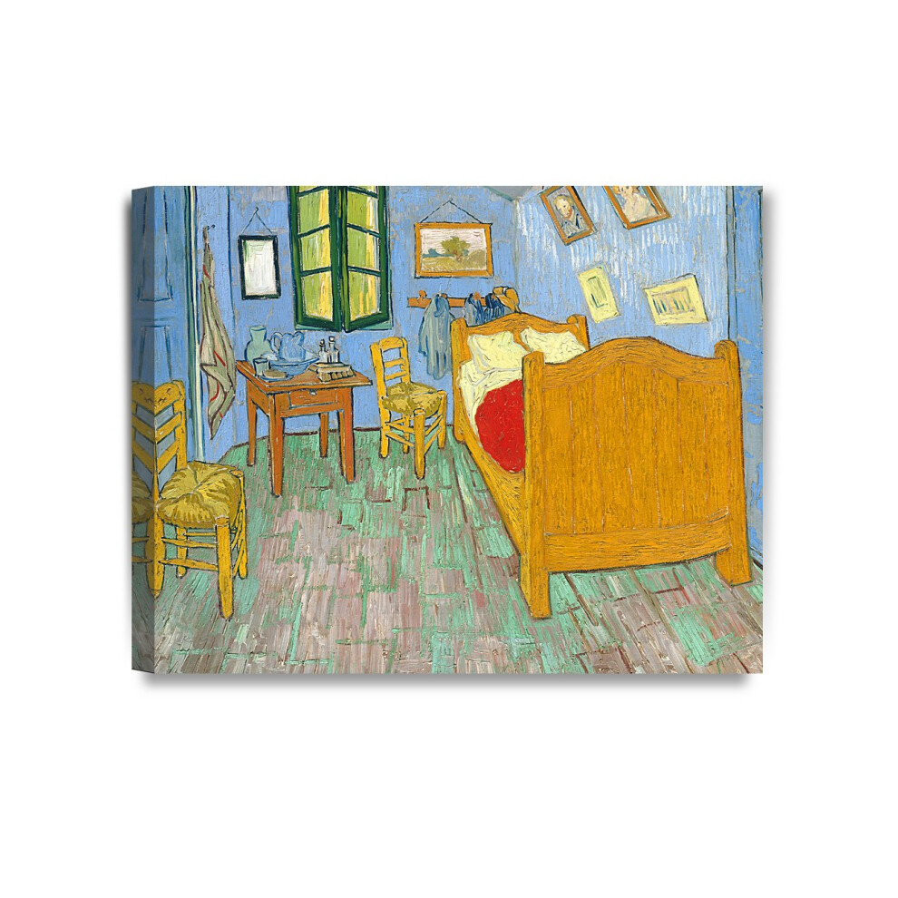 DECORARTS - Chambre    Arles (3e version) Reproduction d'art de Vincent Van Gogh. Impressions gicl  es sur toile, d  coration murale 50 x 40 cm.